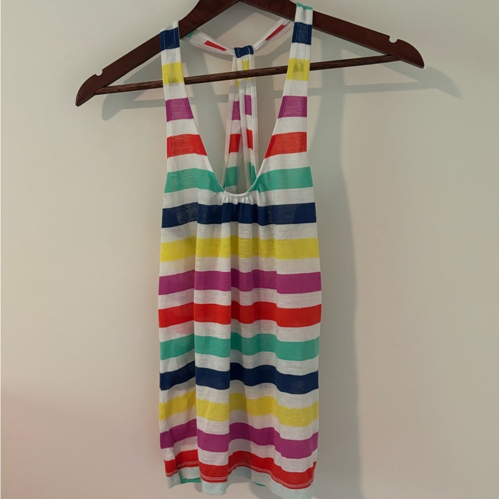 American Eagle Outfitters Colorful Striped Tank Top